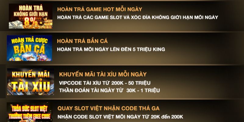 Khách hàng nhận hoàn trả không giới hạn khi đặt cược tại cổng game