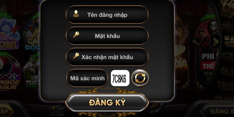 Thông tin bạn cần điền khi đăng ký tài khoản cá cược